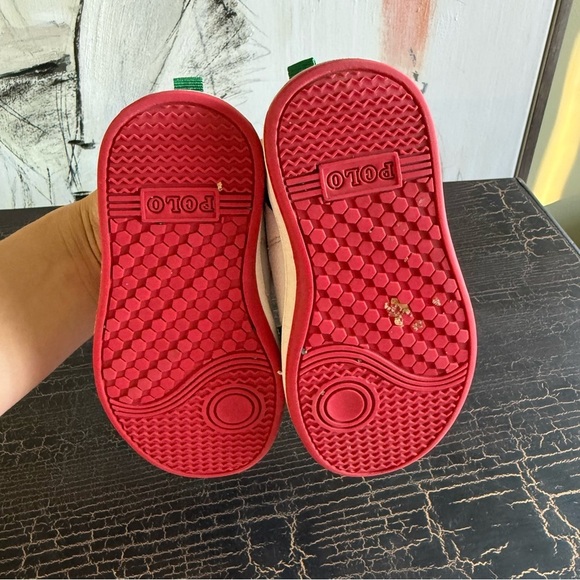 Polo by Ralph Lauren Blue and Green Sneakers High-Top Design size 7 - Picture 9 of 9